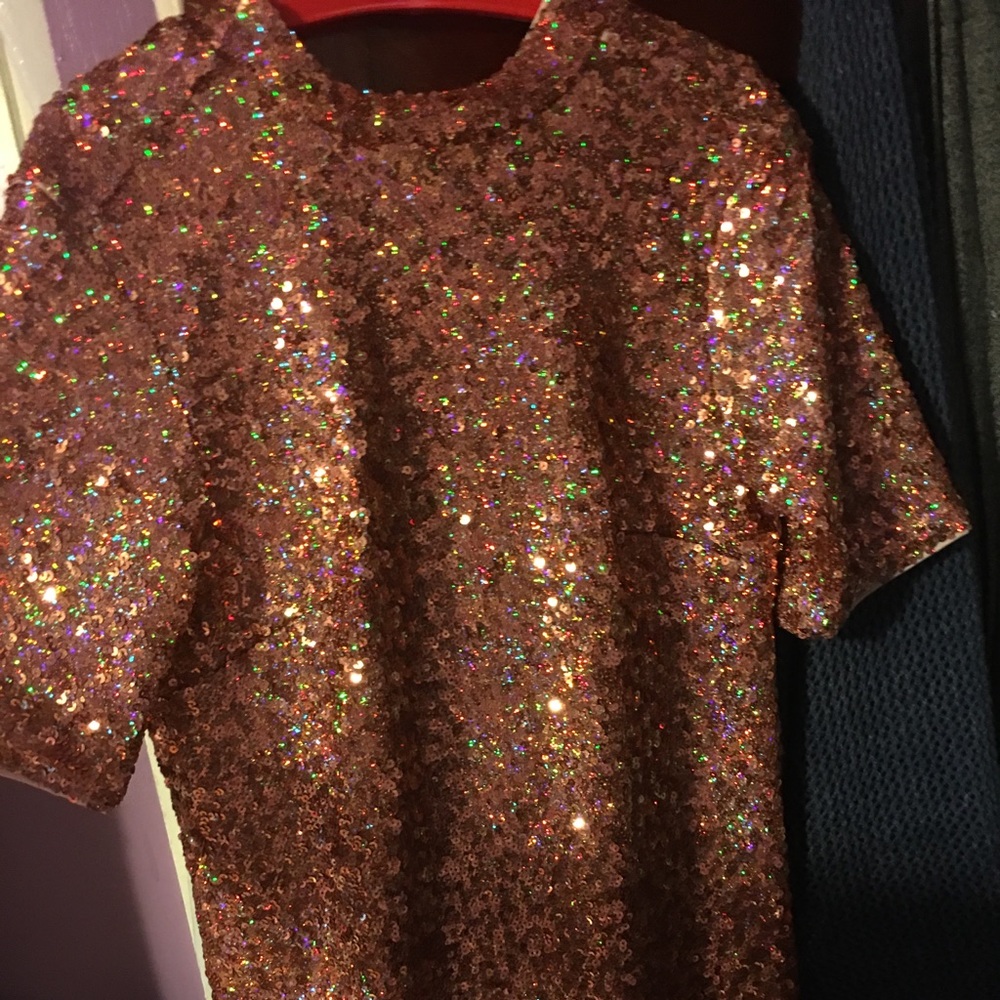 Multi-color sequence dress. - Picture 2 of 4